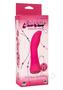 Gem Vibe Collection Glider Rechargeable Silicone G-spot Vibrator - Pink